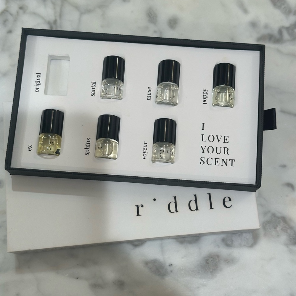 Riddle Women Skincare Scent Set - Black and Gold